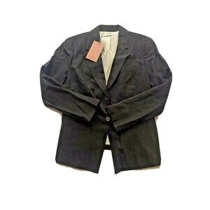 M.M.LaFleur Hoffman Blazer Women's Tropical Wool Size 12 Black